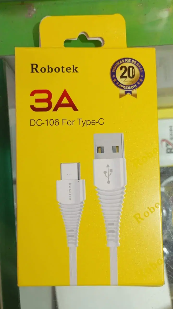 Robotek DC-106 For Type-C 3A Watt Data Cable