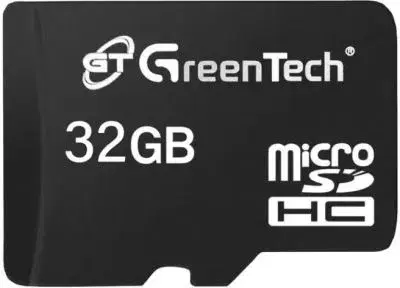 Green Tech 32GB Micro SD Memory Card by Robotek