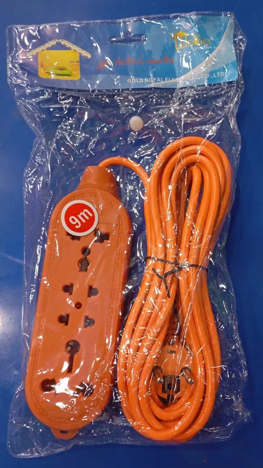 4 AC Outlet 9 Meter Length Universal Extension Cord / Multiplug