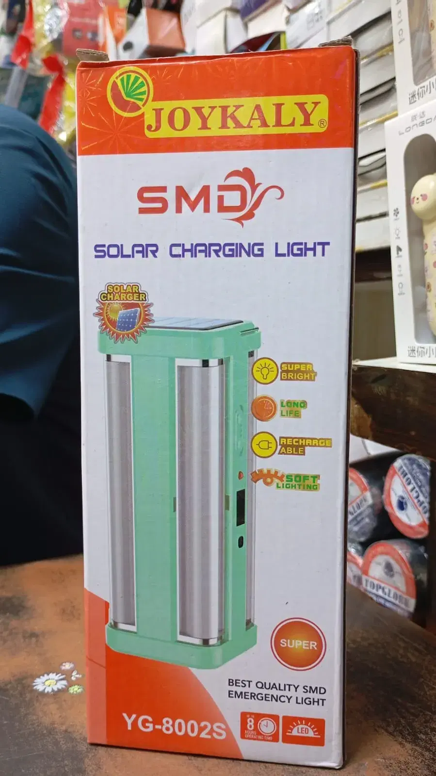 Solar Charger Light YG-8002S Rechargeable Light For Home Emergency LED Light