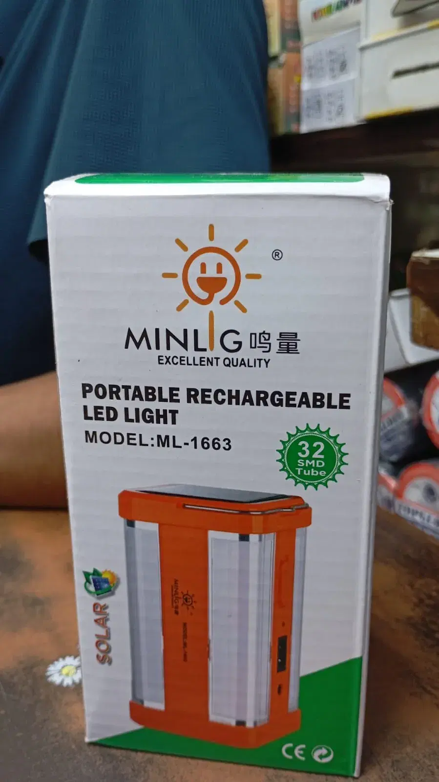 LED Solar Charging Emergency Light ML-1663