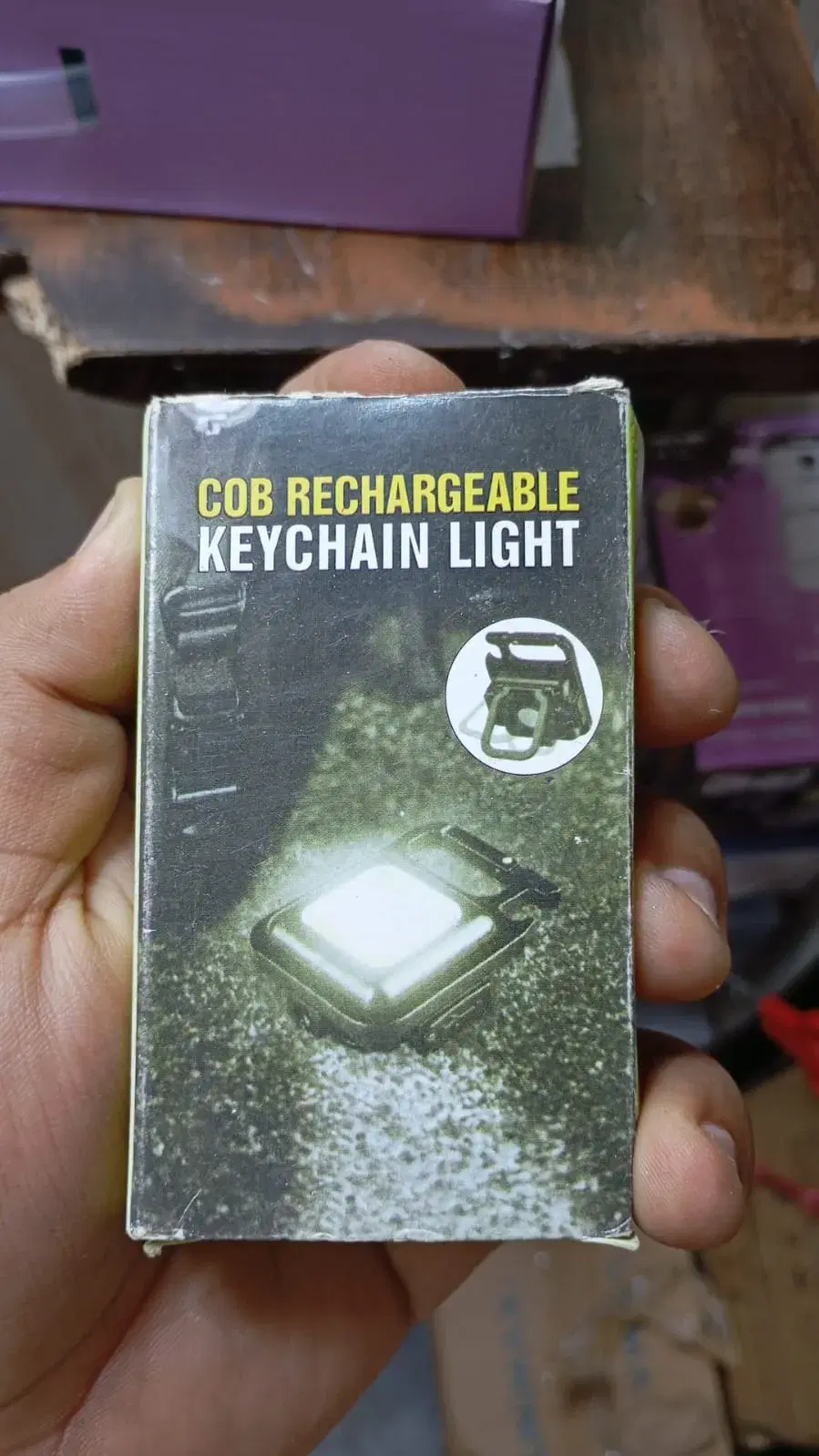 COB Rechargeable Keychain Light