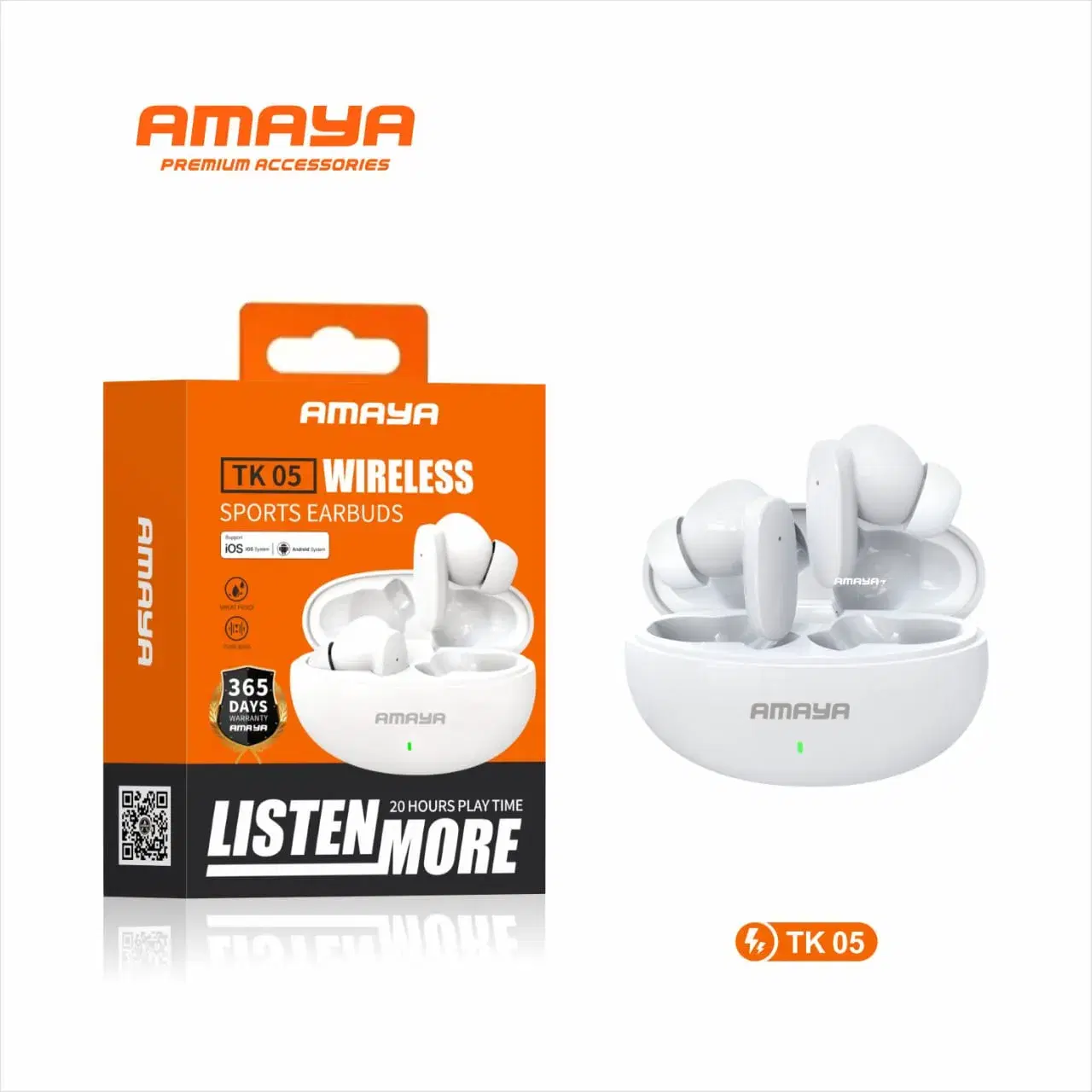 Amaya TK05 Wireless Earbuds 1year Warranty