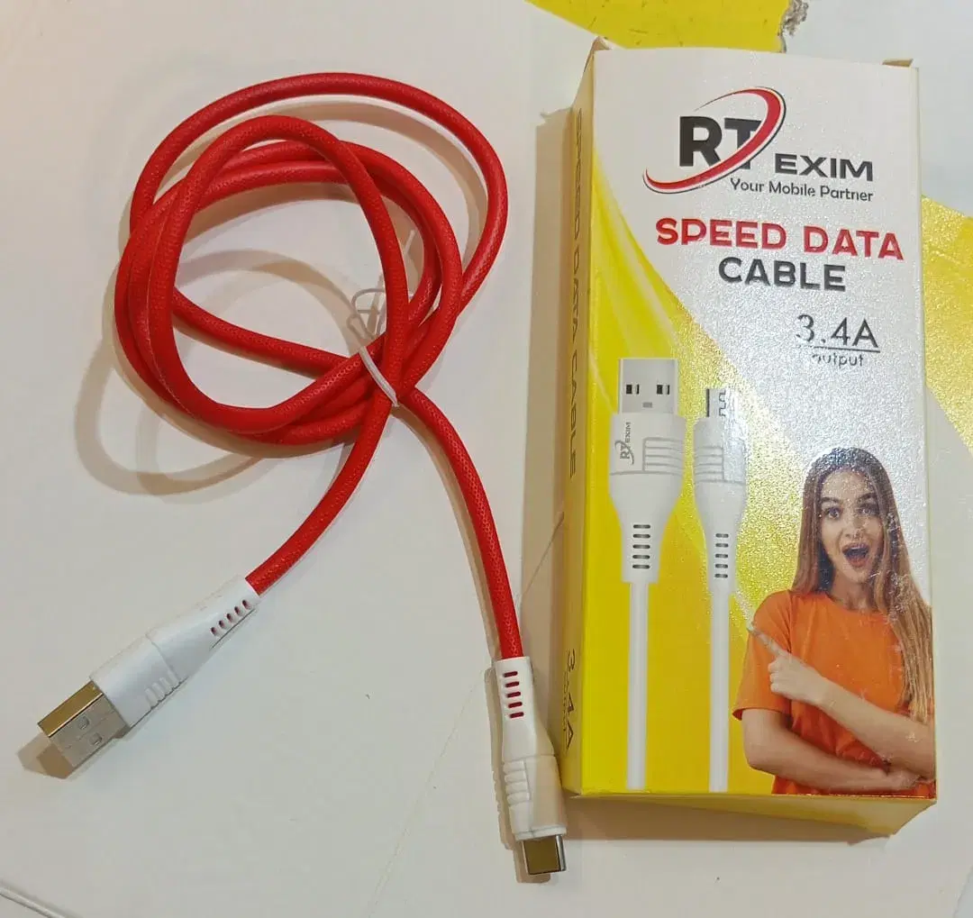 RT exim Speed Data Cable 3.4A Output Type-C