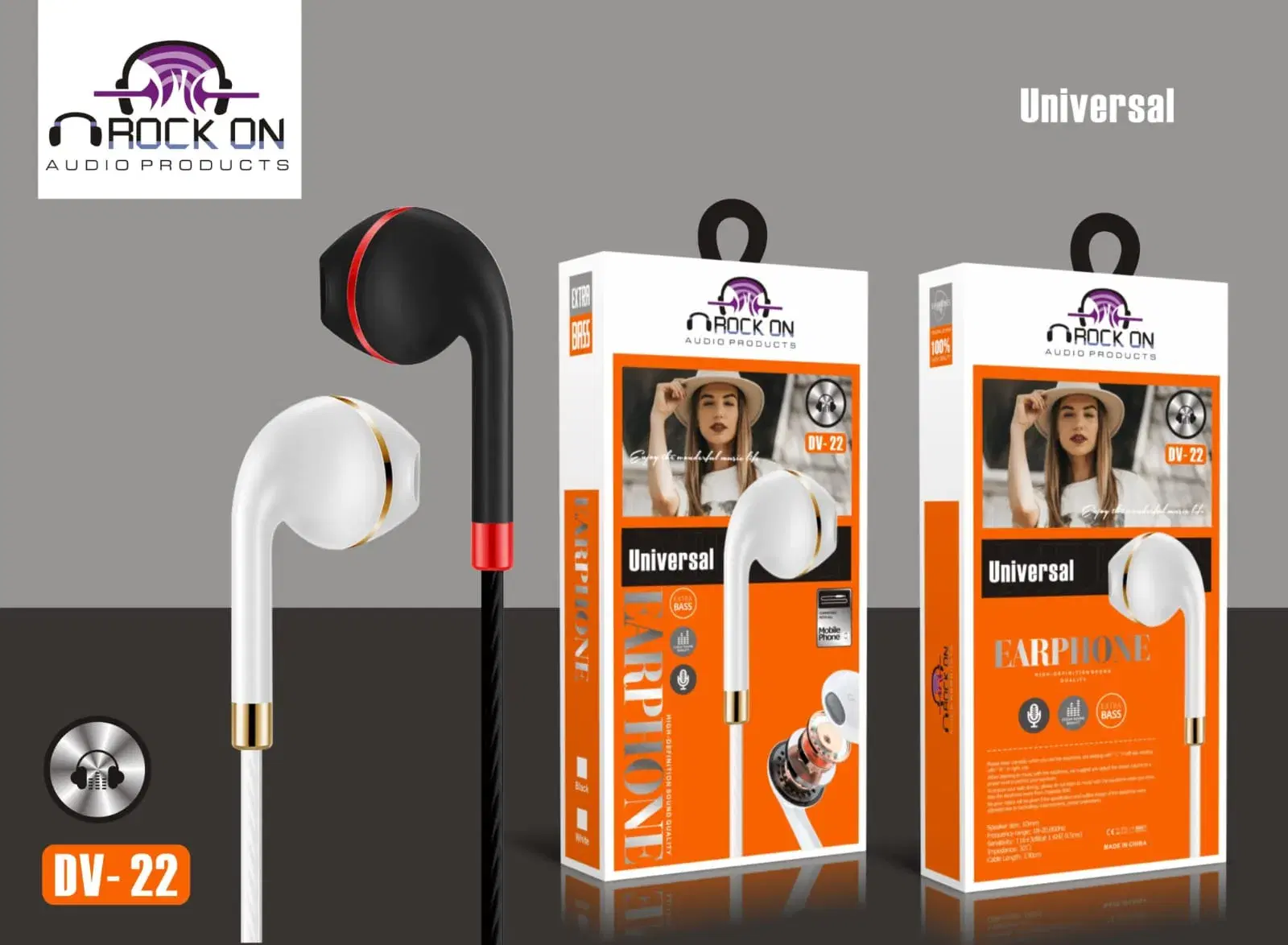 Rock On Universal Earphone DV22