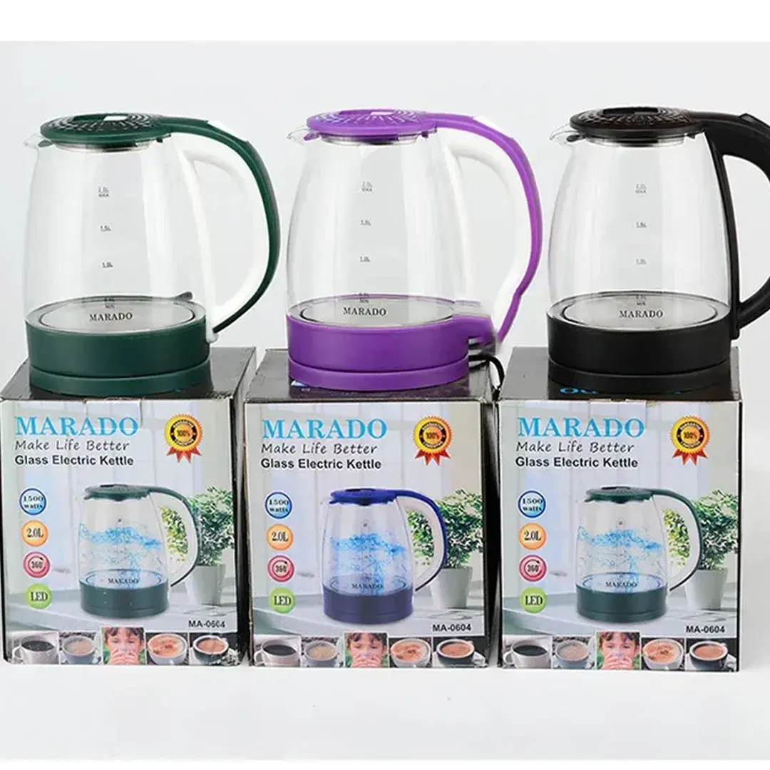 2L Household Glass Electric Kettle , Automatic Switch off, high-temperature resistance