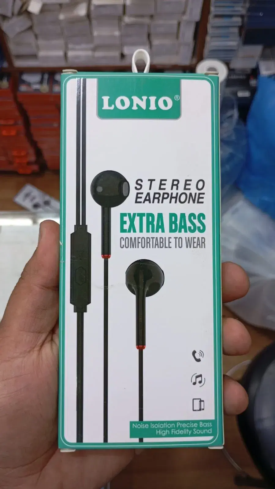 LONIO Extra Bass Stereo Earphone