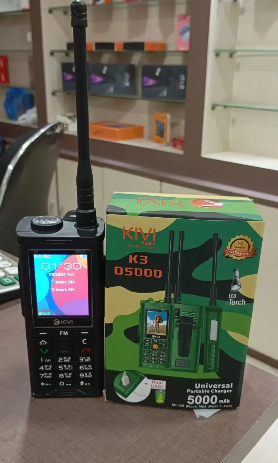 Kivi K3 D5000 Mobile 5000 mAh Mobile