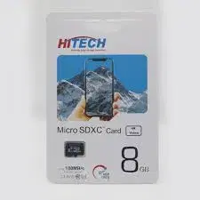HI-TECH Memory Card 8 GB with Package