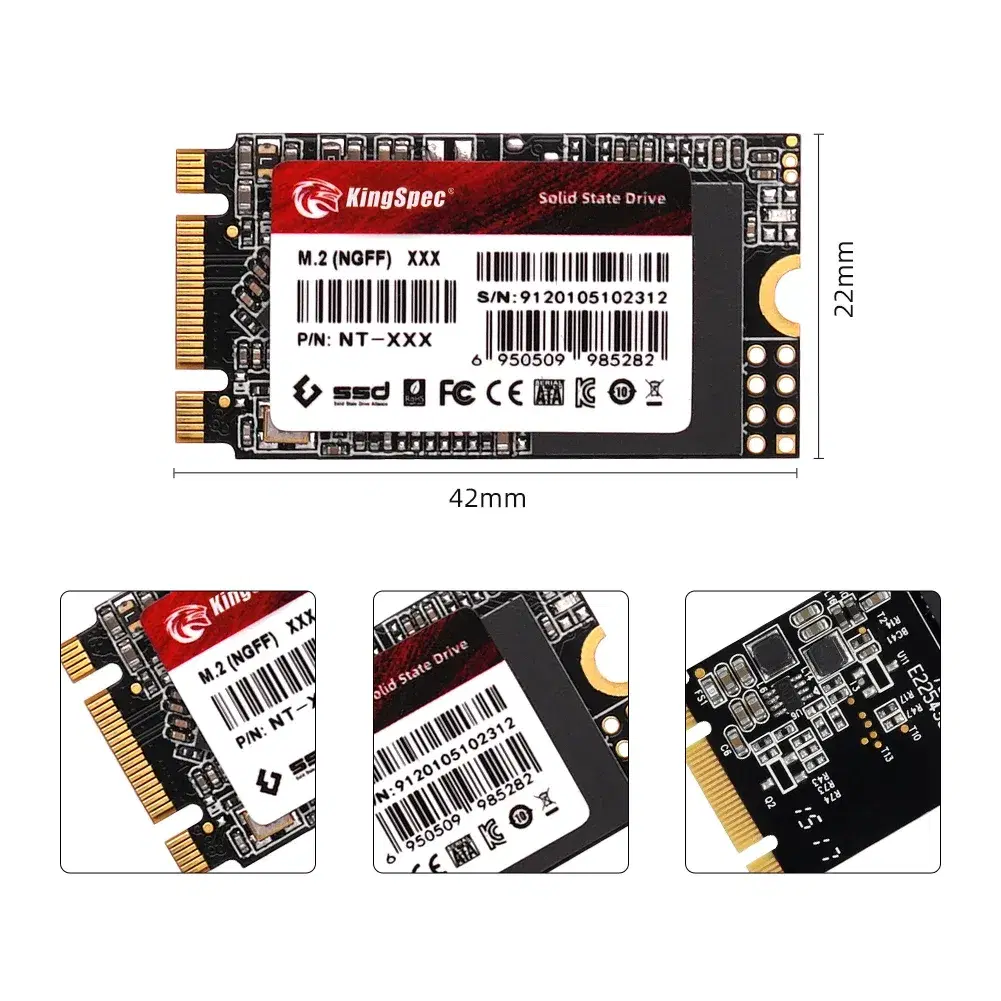 M.2 SATA 256 GB SSD