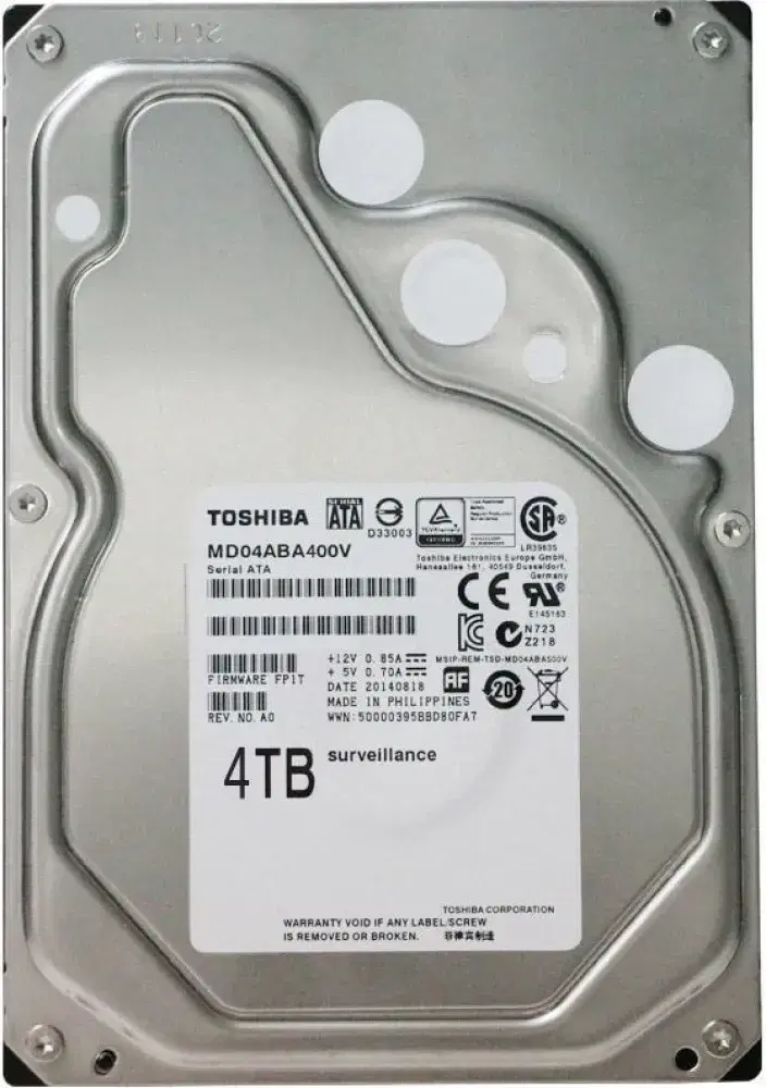 Toshiba Internal Desktop HDD 4 TB
