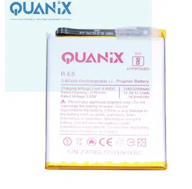 Quanix Rechargeable Li-ion Polymer 3260 mAh Vivo Y81 / BE5 Battery