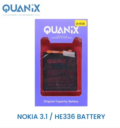 Quanix Rechargeable Li-ion Polymer 2900 mAh Nokia 3.1 / HE336 Battery