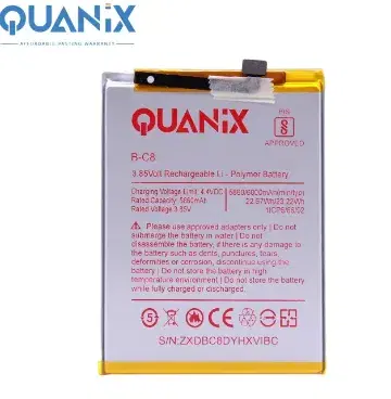 Quanix Rechargeable Li-ion Polymer 6000 mAh Vivo Y66 / BC8 Battery