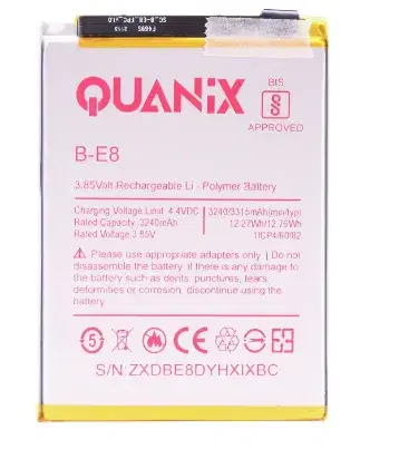 Quanix Rechargeable 3315 mAh Battery For Vivo V11i / BE8