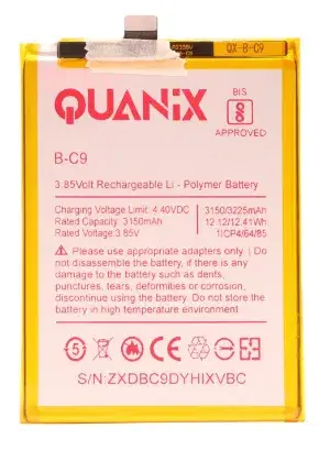 Quanix Rechargeable 3225 mAh Battery For Vivo V7+ / BC9