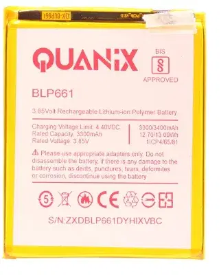 Quanix Rechargeable 3400 mAh Battery For Oppo F7 / BLP661