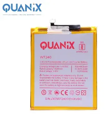 Quanix Rechargeable Li-ion Polymer 4000 mAh Nokia 3.2 / WT240 Battery