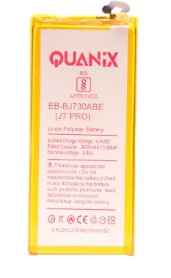 Quanix Rechargeable Li-ion Polymer 3600 mAh Battery For Samsung / J7 PRO /J730