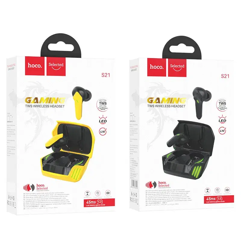 HOCO S21 Magic Shadow Wireless BT Gaming Headset Earbuds