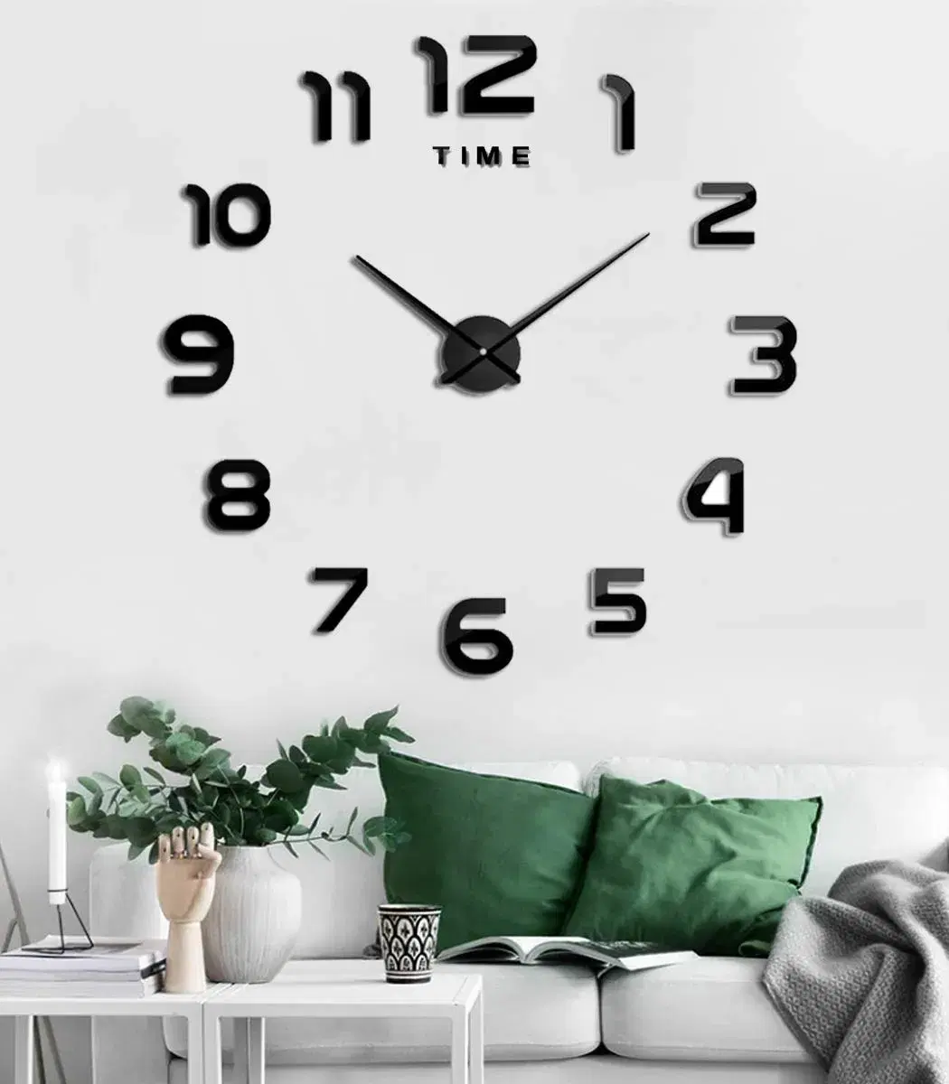 Big Size 3D Wall Clock
