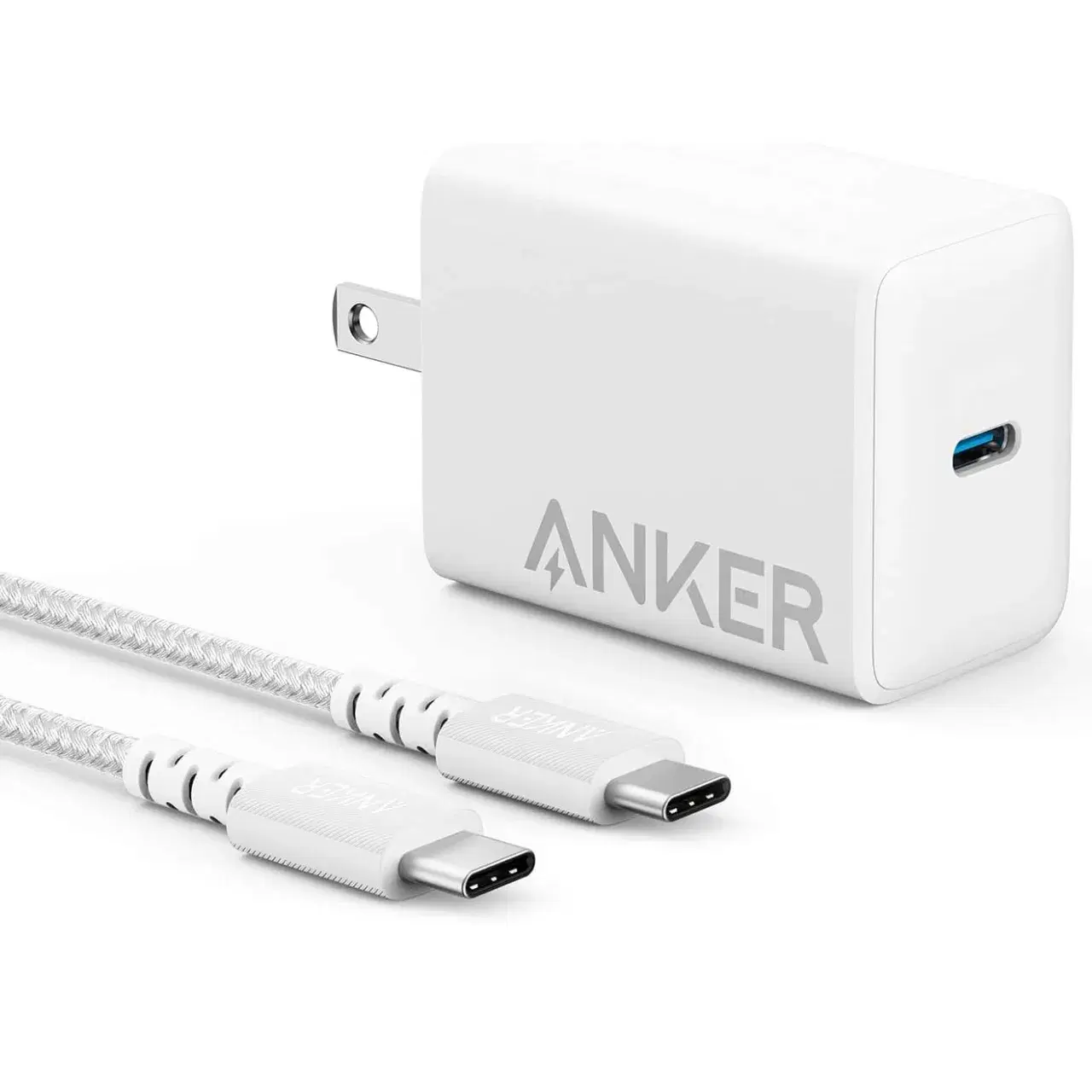 Anker B2717N21 PowerPort III PD 65W + PowerLine Select+ USB-C to USB-C Wall charger - 6 ft