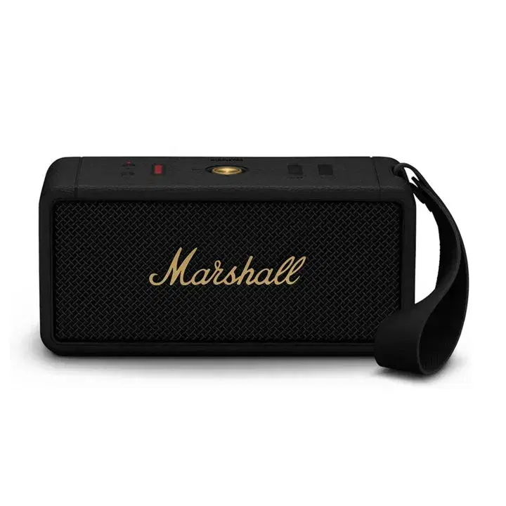 Marshall Middleton Bluetooth Wireless Portable Speaker - Black and Brass
