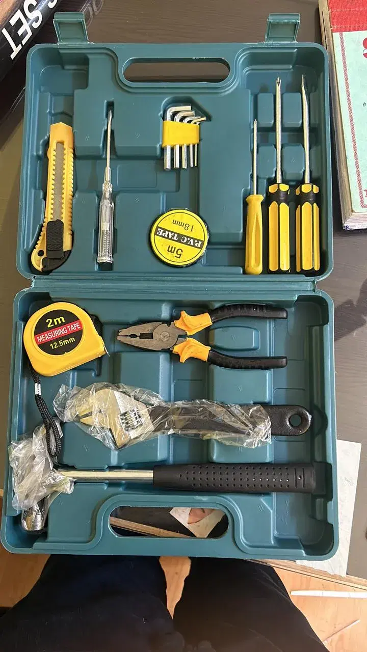 Multy Purpose 16 Pieces Household Handy Tools Set Box