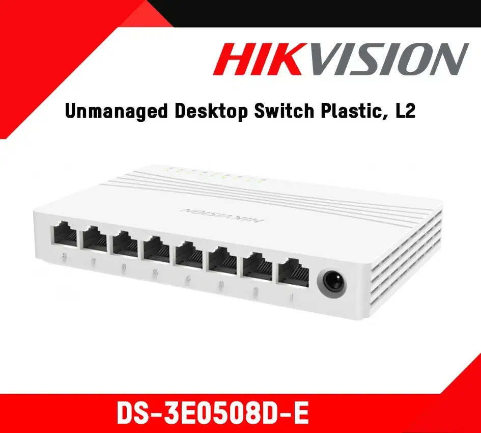 Hikvision 8 Port Gigabit Switch DS-3E0508D-E