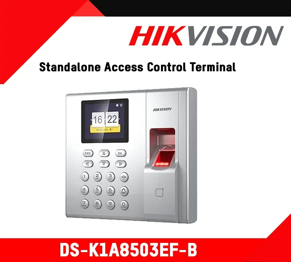 Hikvision DS-K1A8503EF-B - Fingerprint Time Attendance Terminal