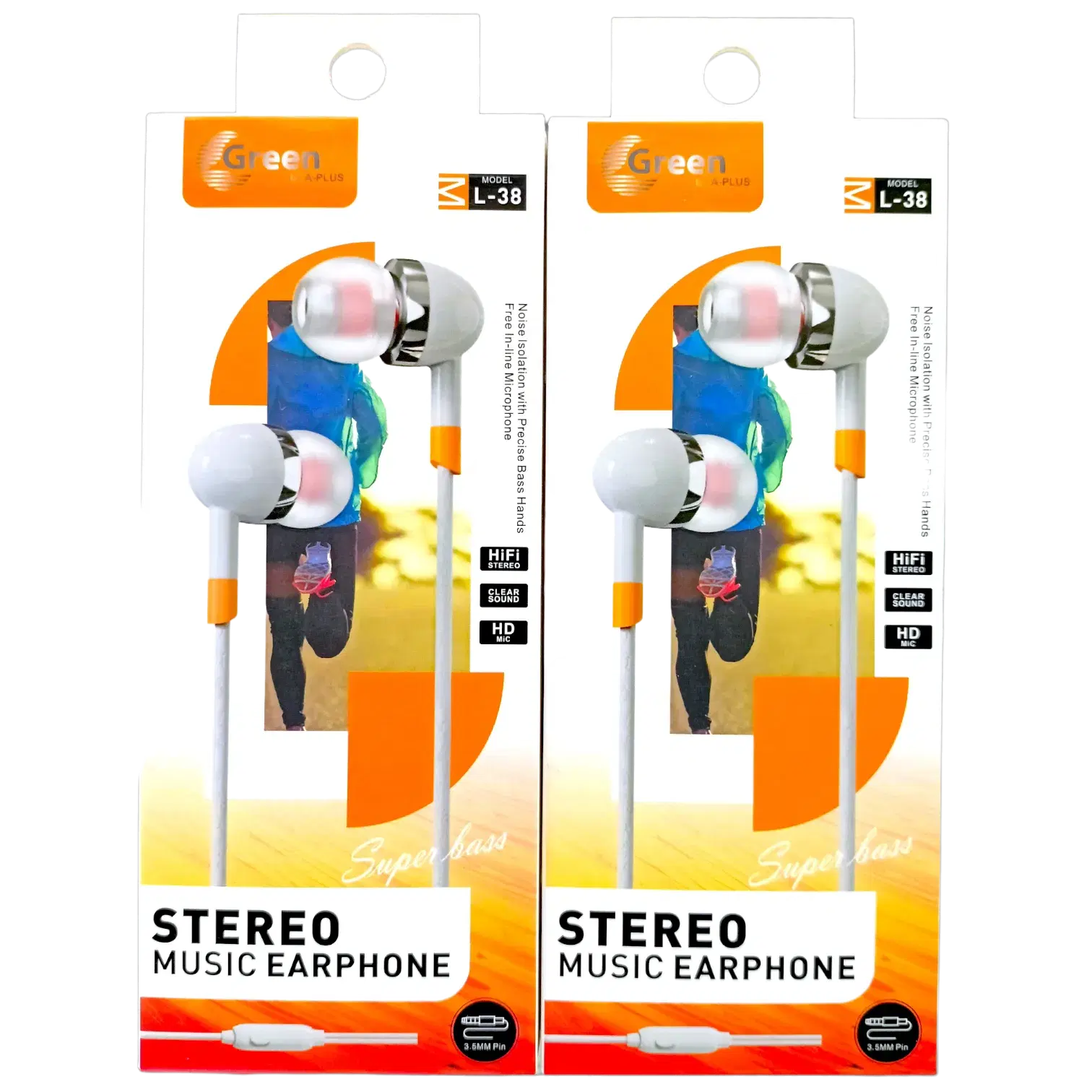 GREEN L 38 EARPHONE