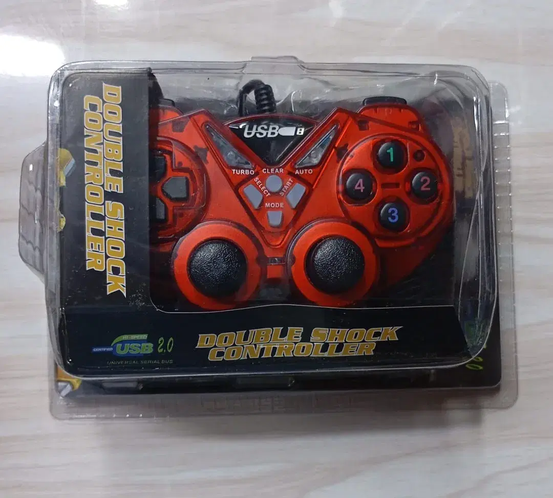 Double Shock Joystick Video Game PC Gaming Controller Gamepad, 2.0 USB