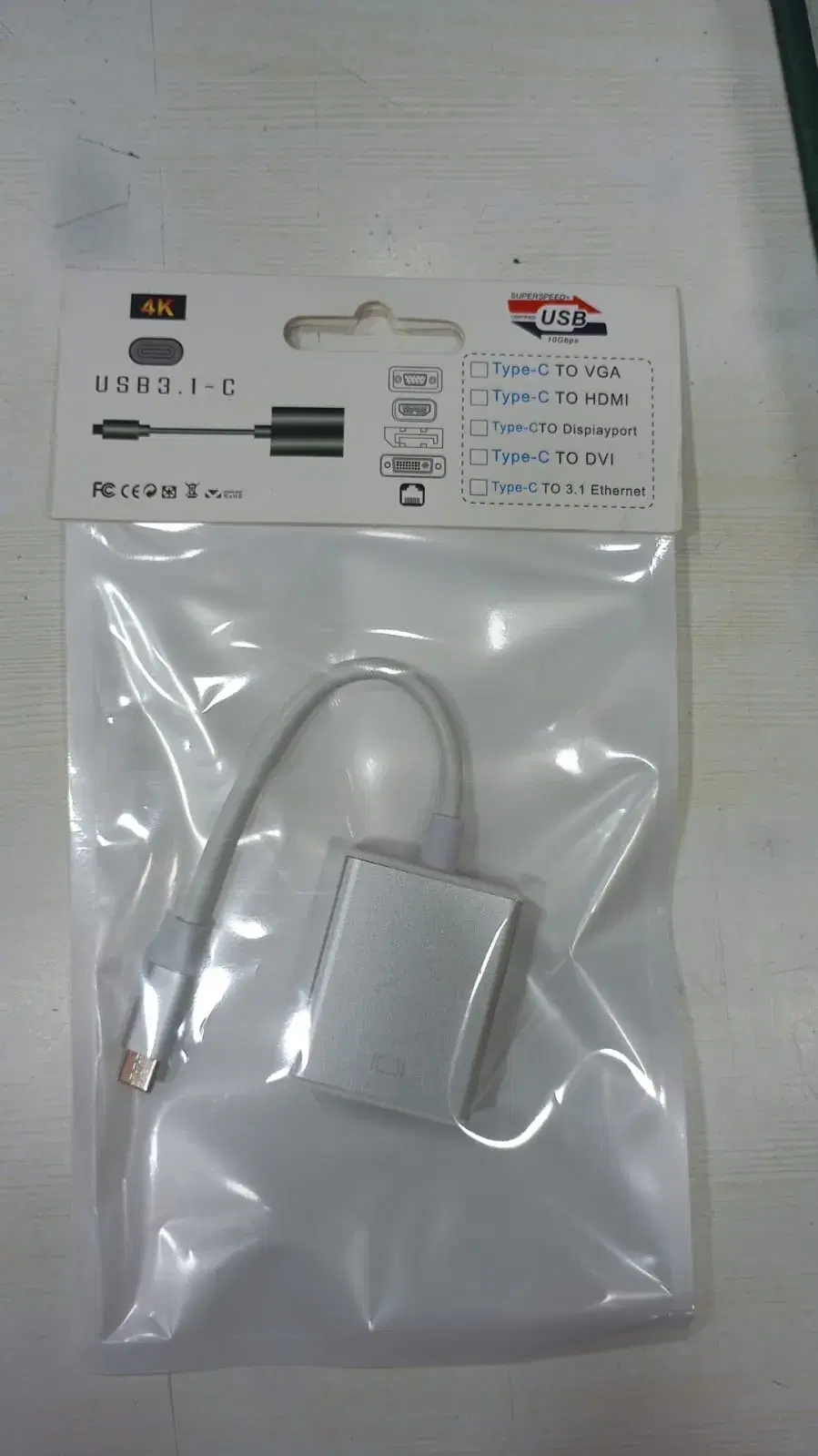 Mini 4K USB 3.1-C VGA Multiport Adapter Type C To VGA