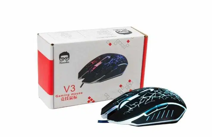 V3 6D Professional 6 Buttons 3200CPI with 2400DPI Gaming Sensor Pro Mechanical Gaming Mouse