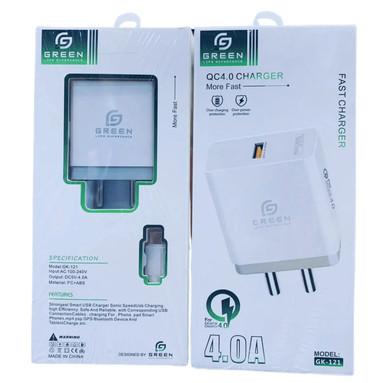 GREEN GK 121 IPHONE CHARGER
