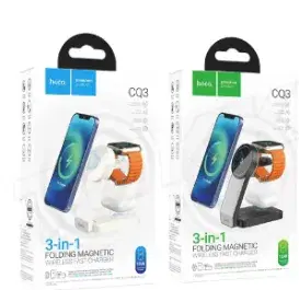 CQ3 Motorcycle folding 3-in-1 magnetic wireless fast charger