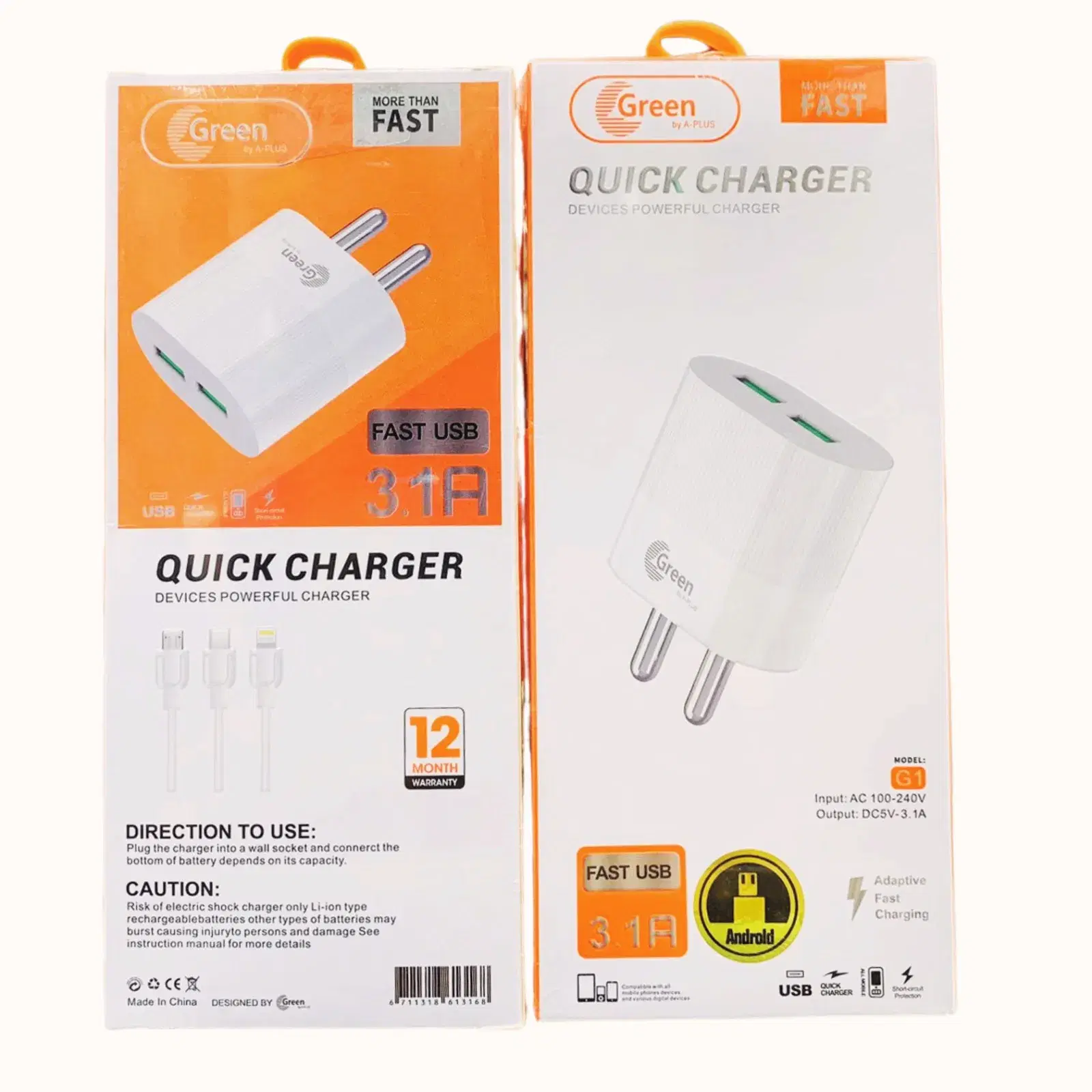GREEN G1 TYPE C CHARGER