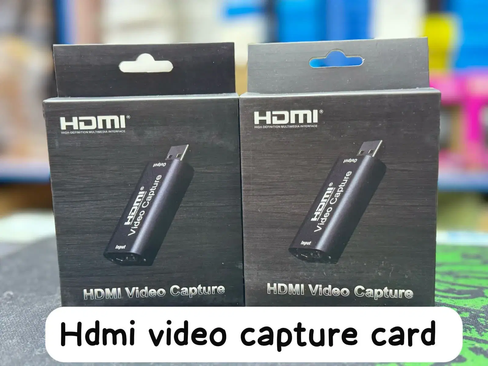 HDMI Video Capture Card 4K USB 2.0 for DSLR PlayStations Camcorders TV Box Live Streaming
