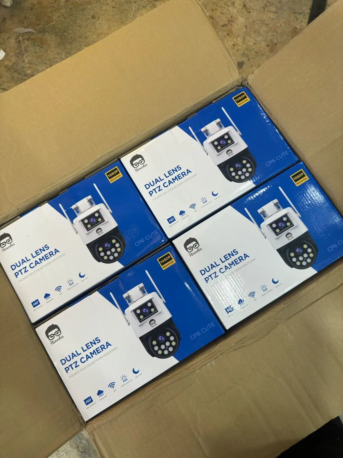 Himoobie Dual Lens CP6 PTZ Camera 3+3 mp 1080p megapixel