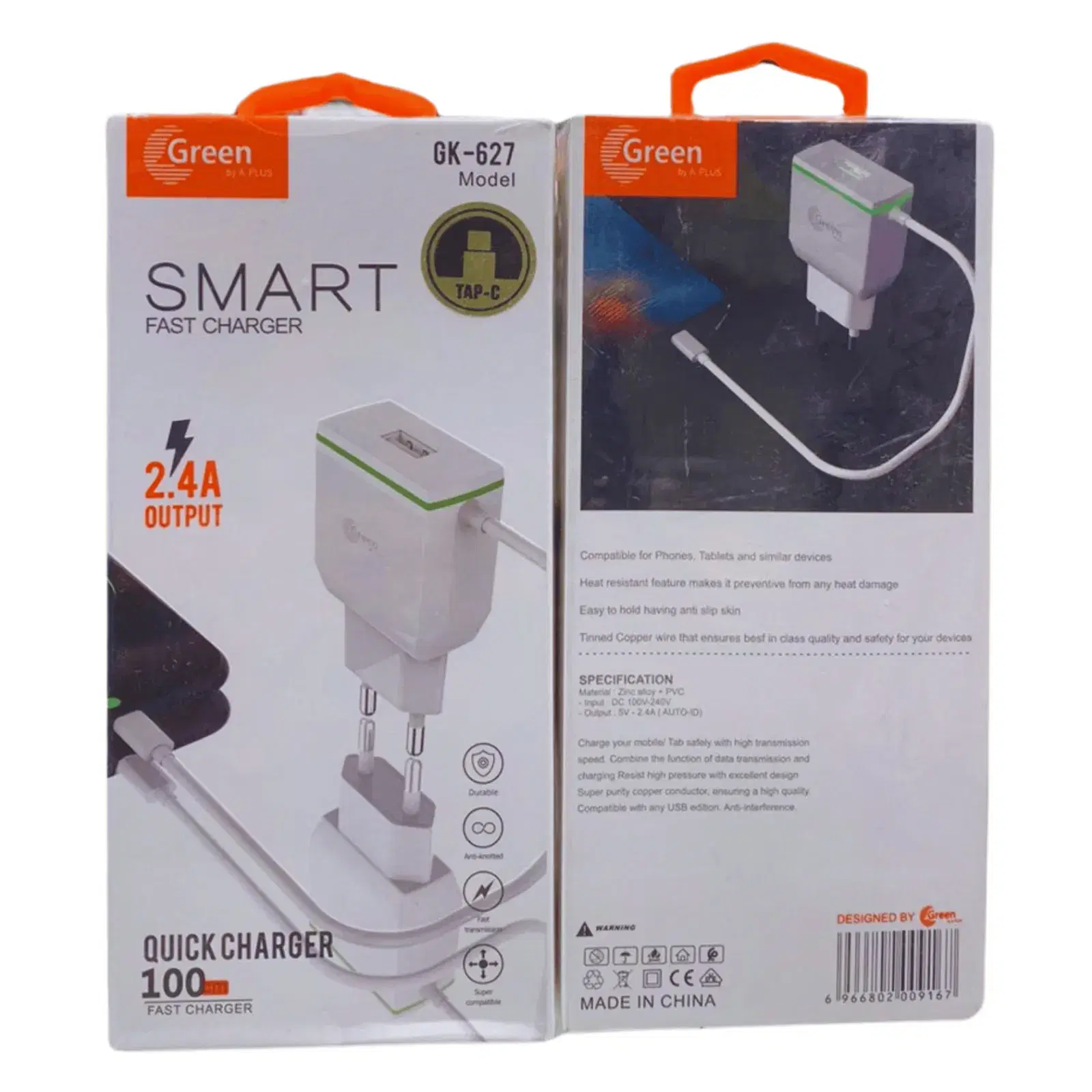 GREEN GK 627 TYPE C CHARGER