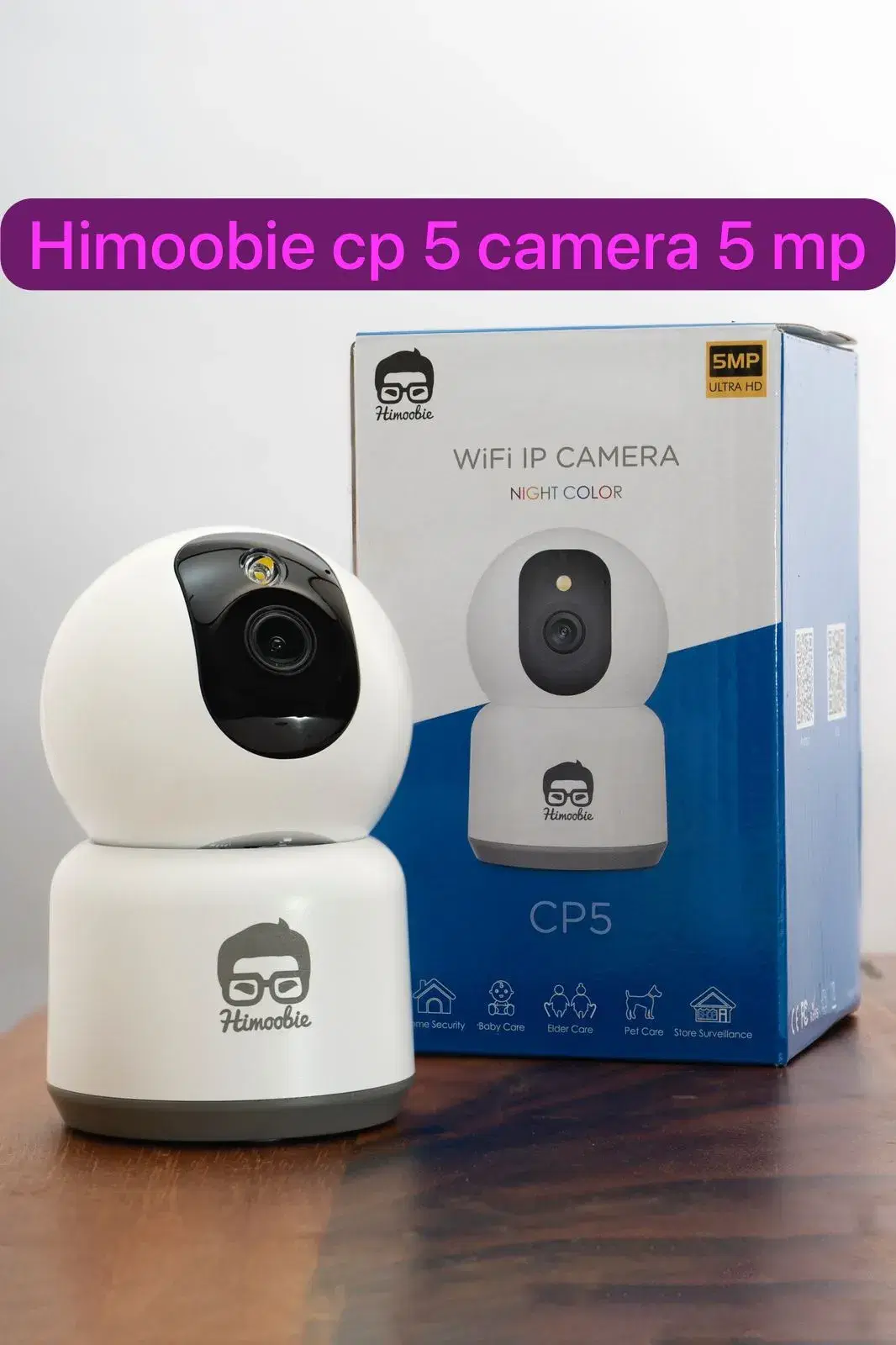 Himoobie Cp 5 Camera 5 Mp WiFi IP Camera Night Color