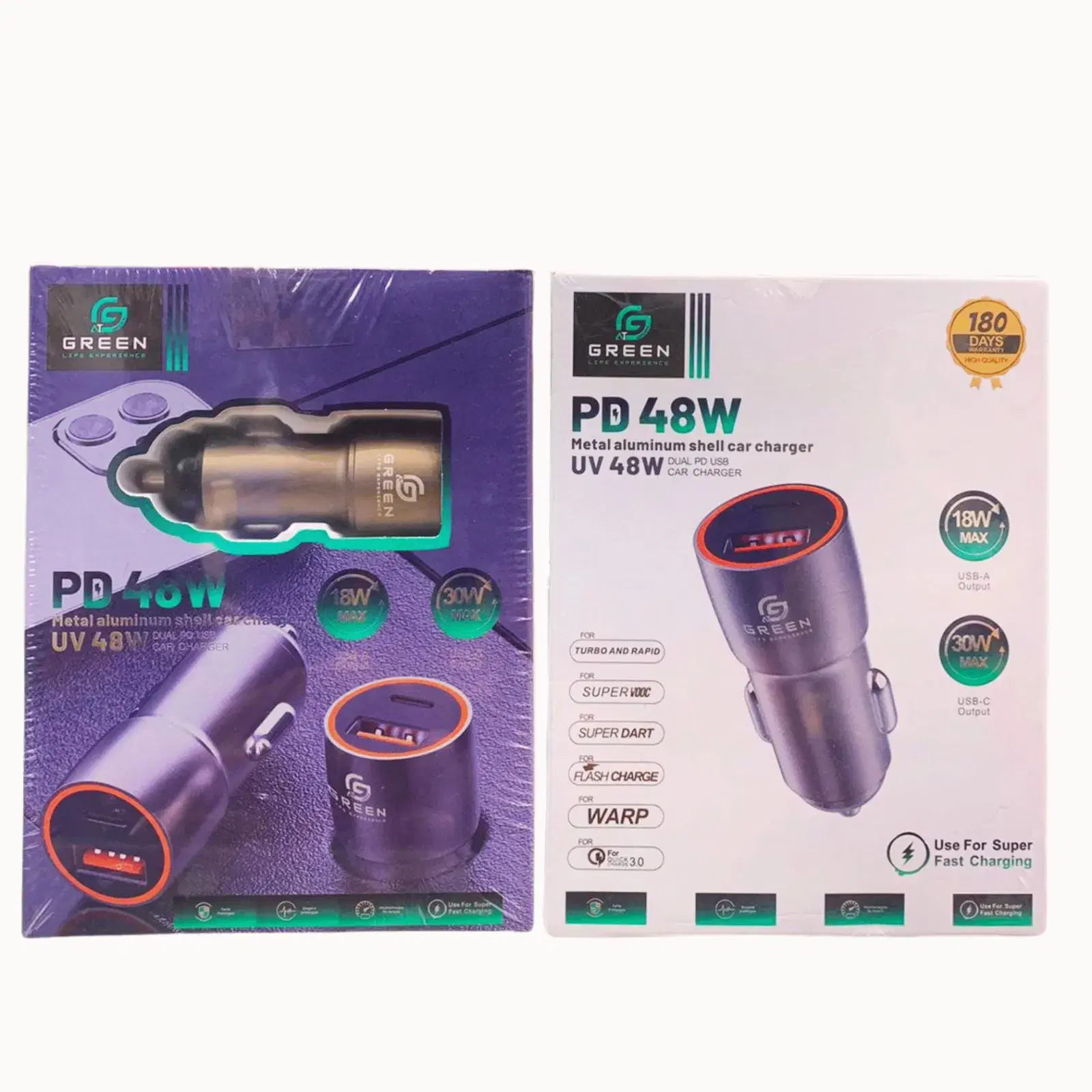 GREEN UV 48 CAR CHARGER
