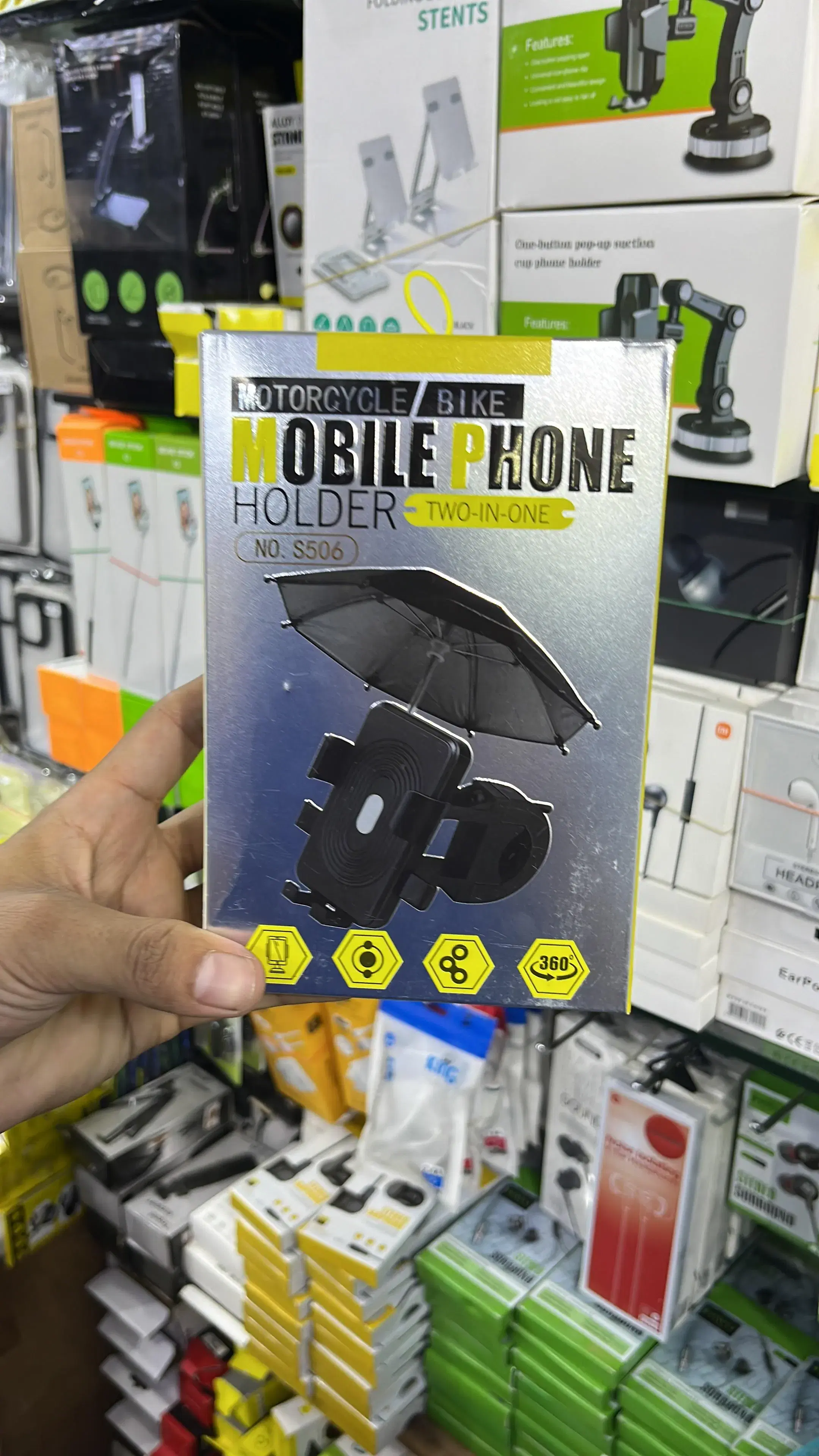 Mobile Phone Holder Two in One S506