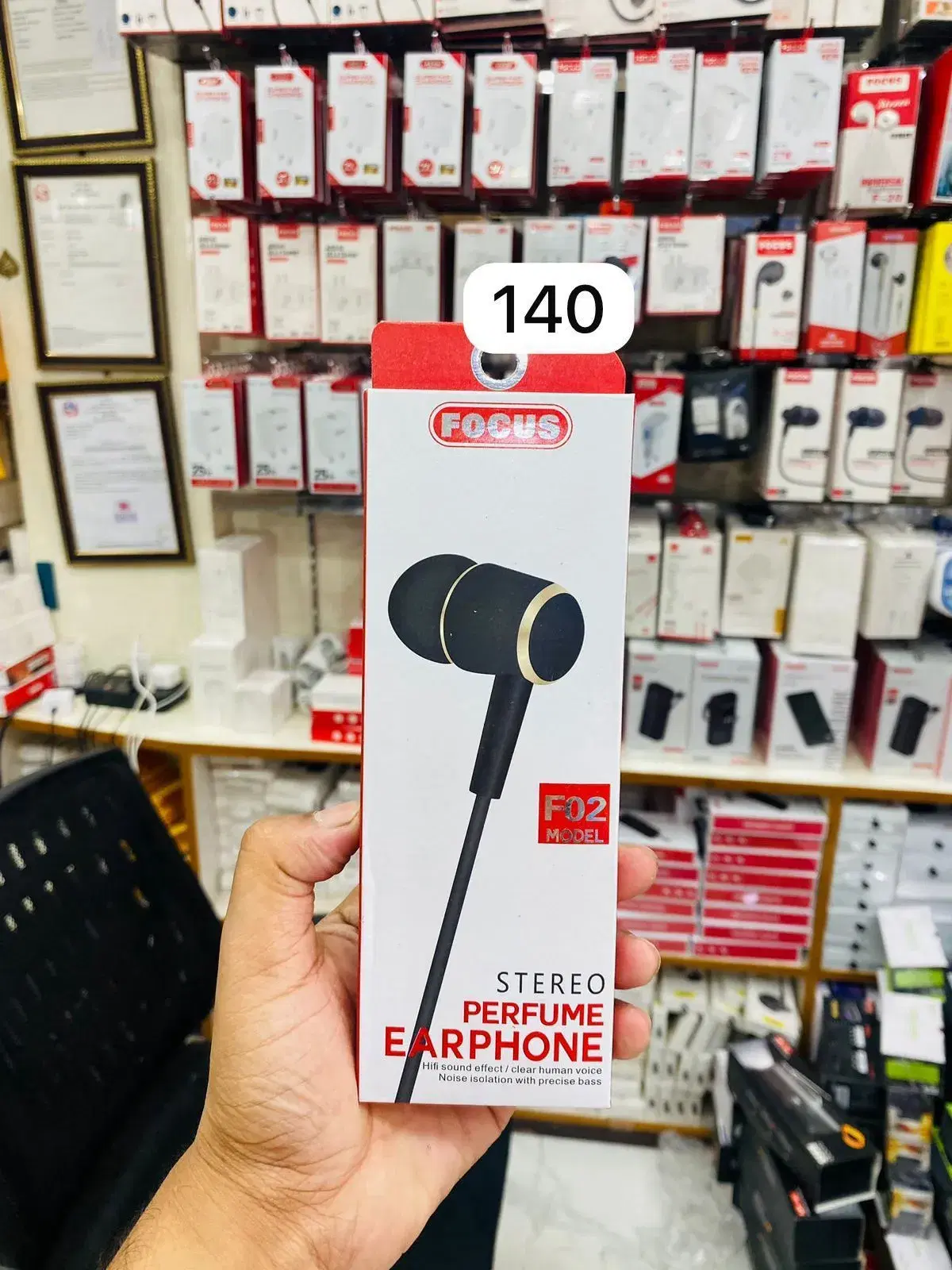 Focus F02 Stereo Premium Earphone