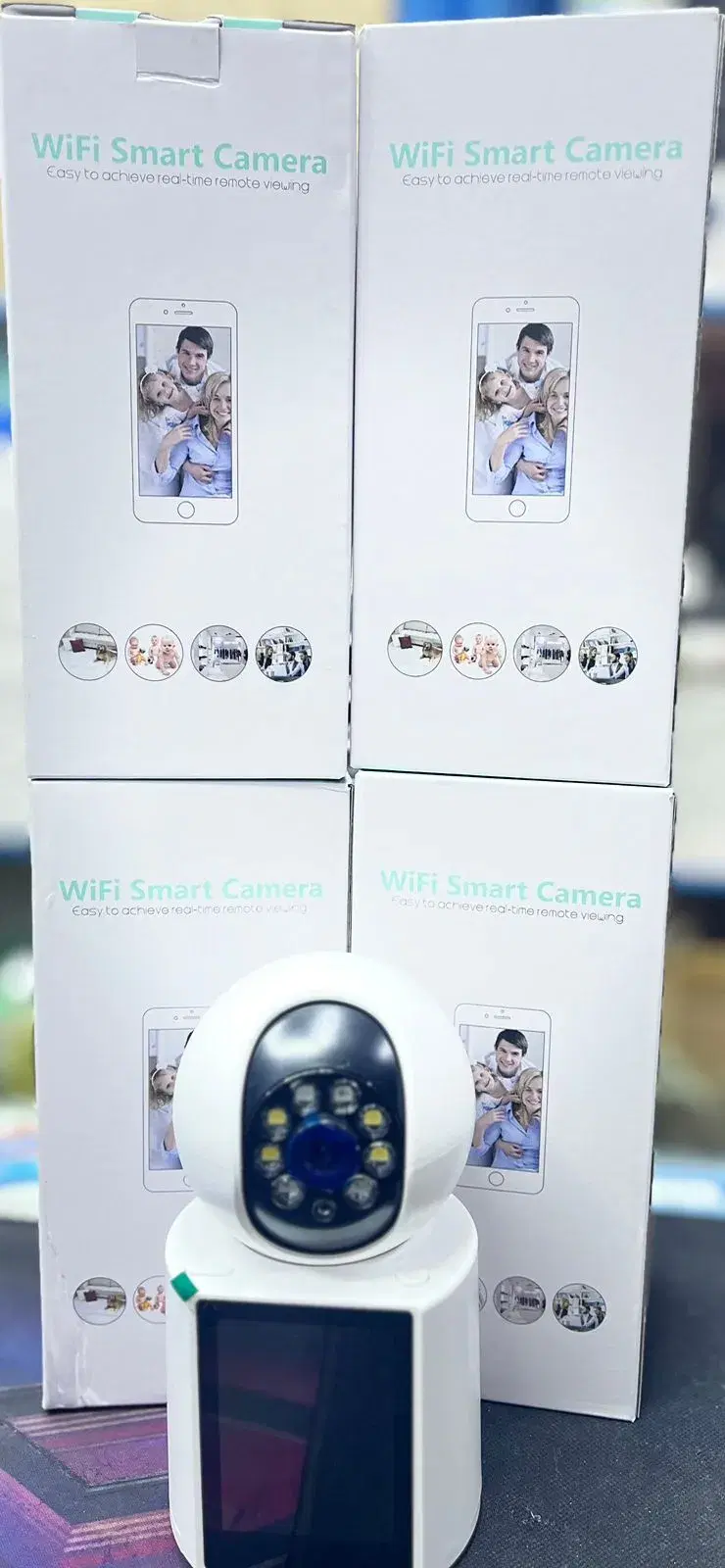 Video calling smart wifi camera with 2.8 inch ips screen by Alpha Store