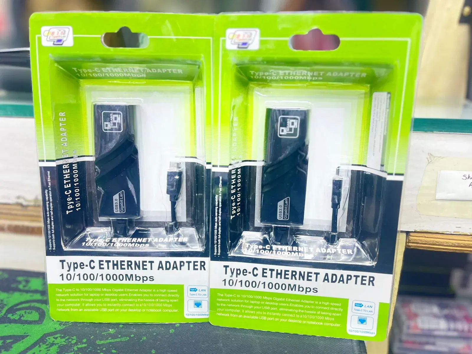 Type C Ethernet Adapter 10/100/1000 Mbps