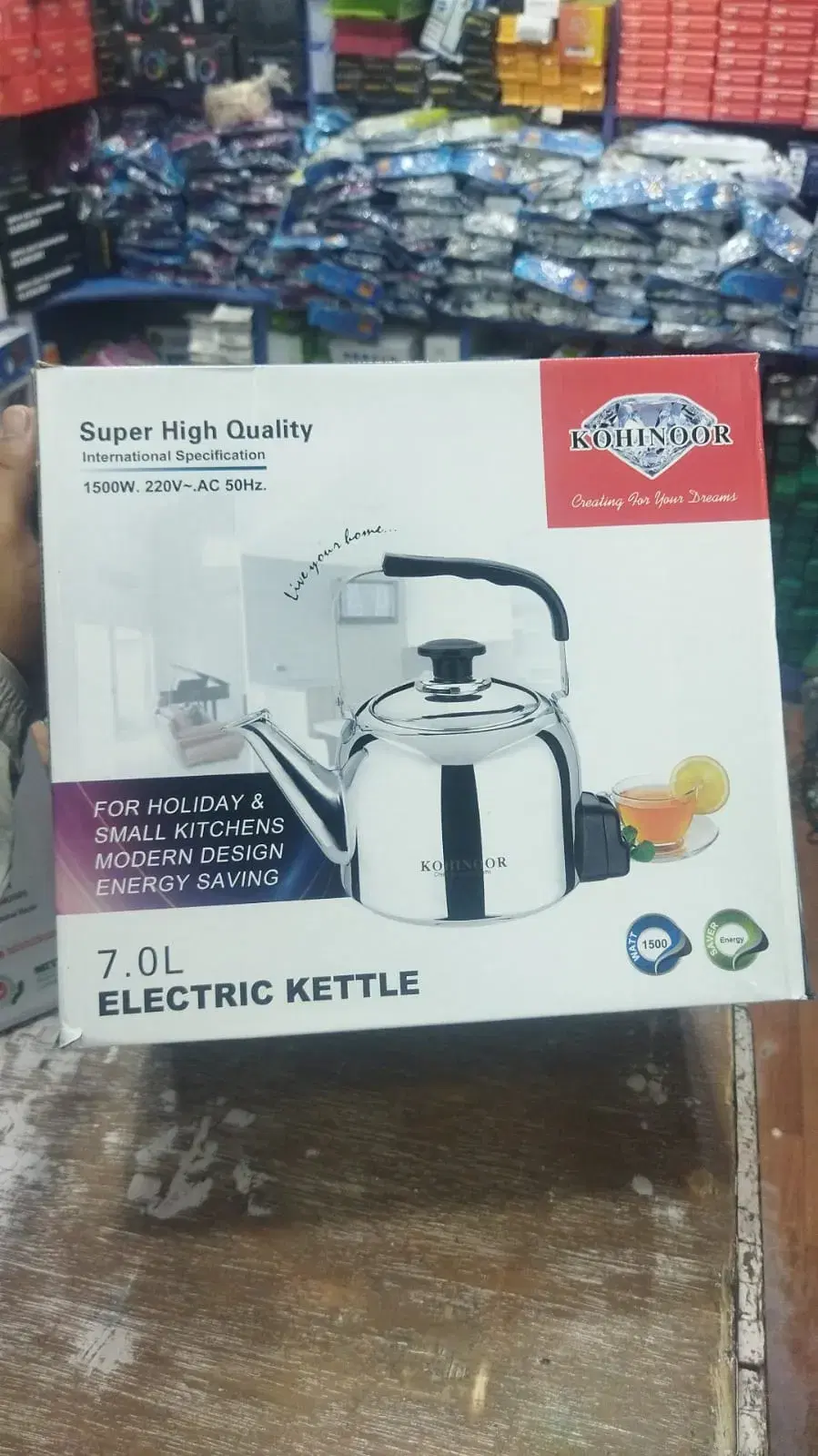 KOHINOOR Flameless Rod Heating Electric Kettle 7.0L