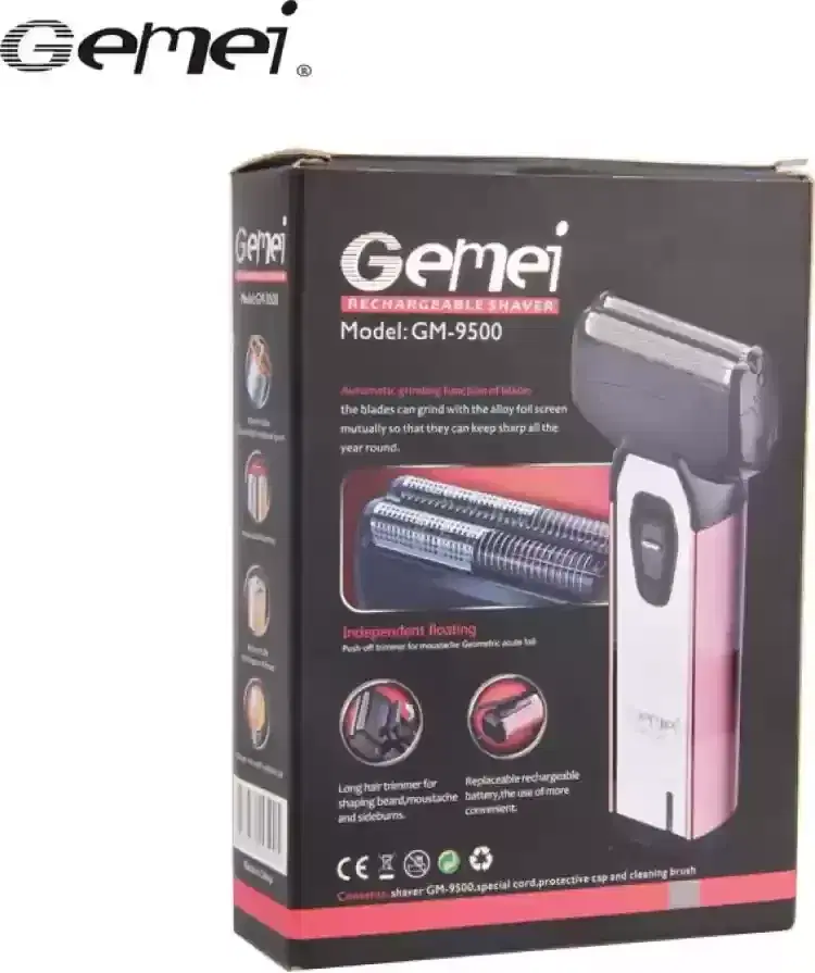 Gemei GM-9500 Rechargeable Shaver
