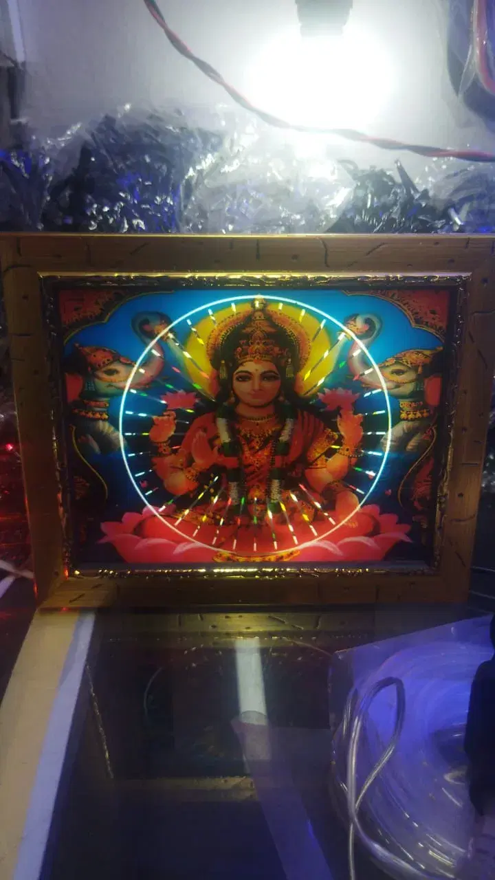 Small Laxmi Lighting Frame | Tihar Lights