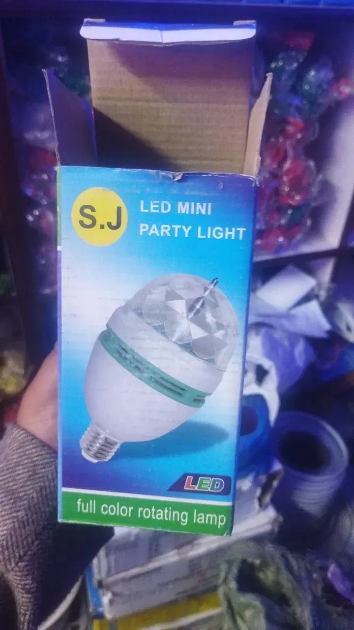 LED Mini Party Light | Full Color Rotating Lamp